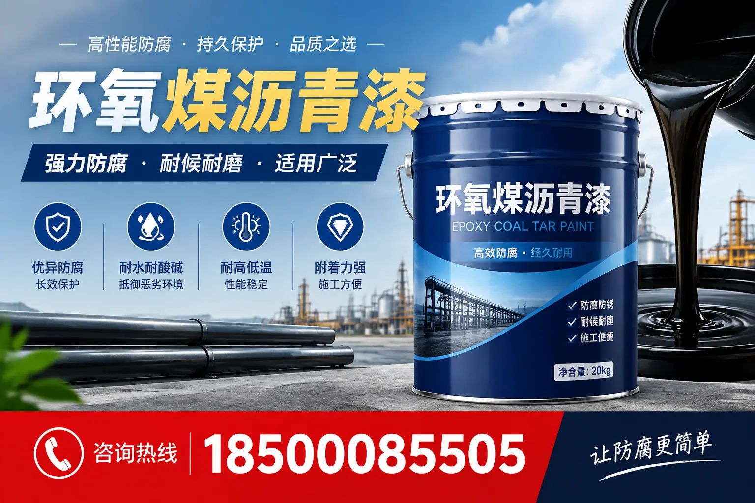 环氧煤沥青漆在不同气候条件下的表现分析,珠山适用性